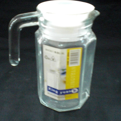沈陽心然日雜 供應(yīng)批發(fā)500ml手工精致耐熱玻璃茶具，小八角壺與小條壺?zé)徜N